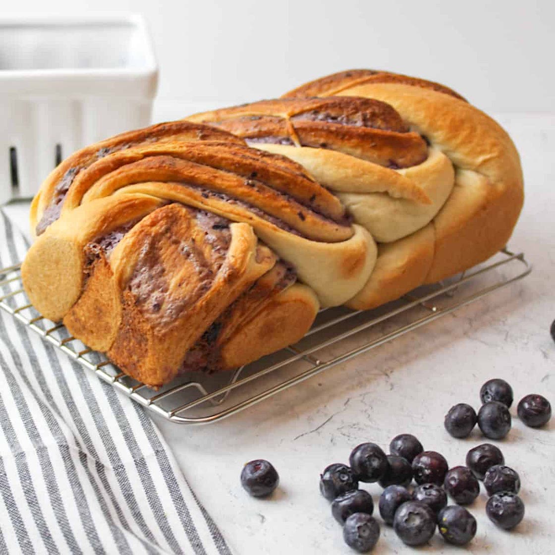 Blueberry Cream Cheese Babka