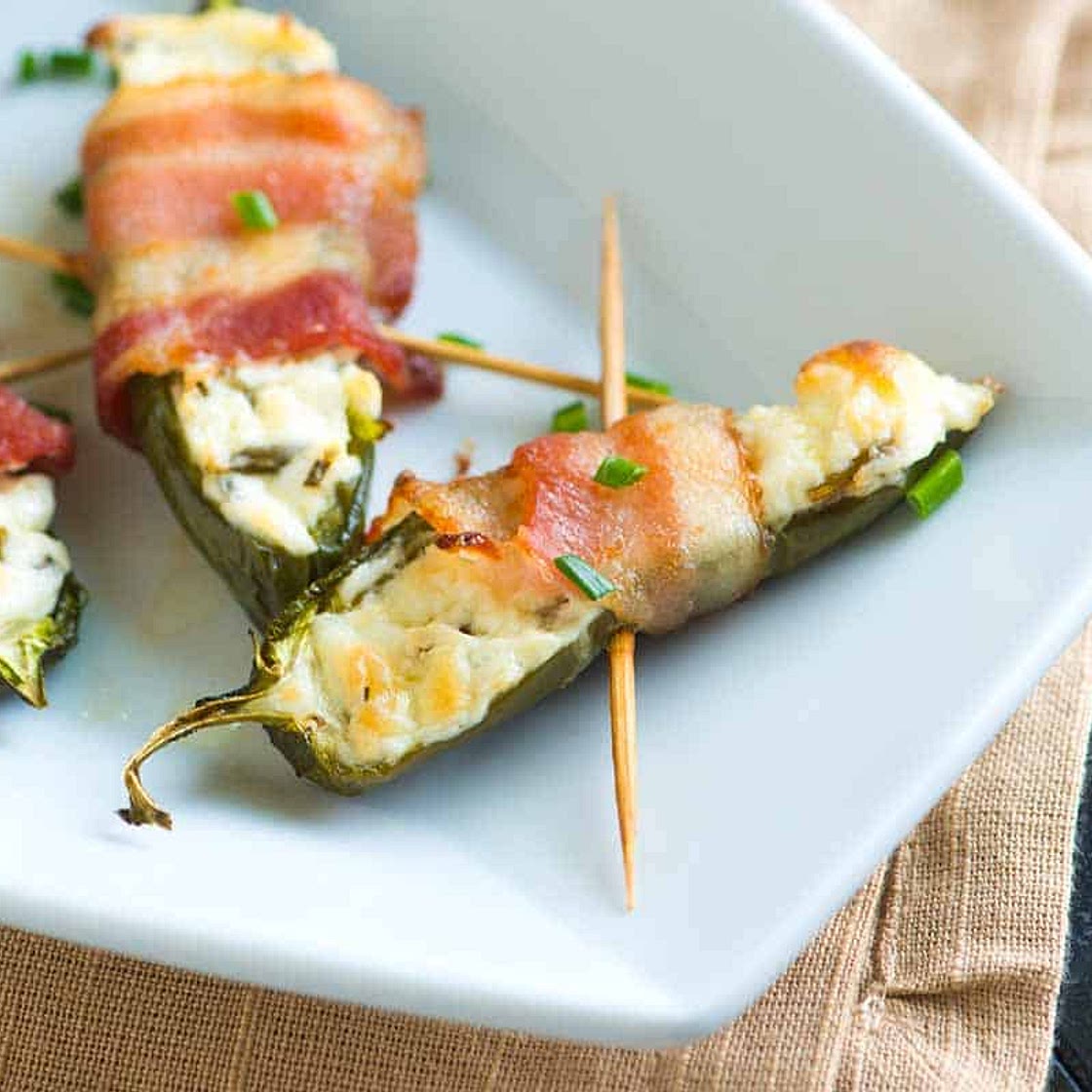 Bacon-Wrapped Jalapeño Poppers