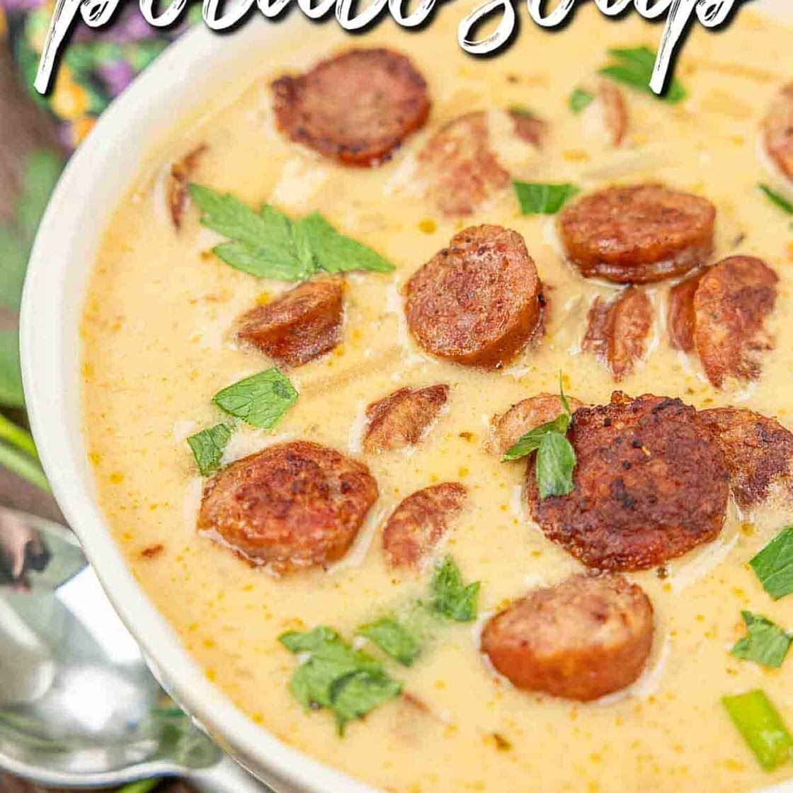 Slow Cooker Cajun Potato Soup