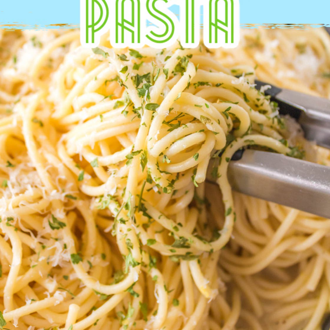 FAST EASY LEMON GARLIC BUTTER PASTA
