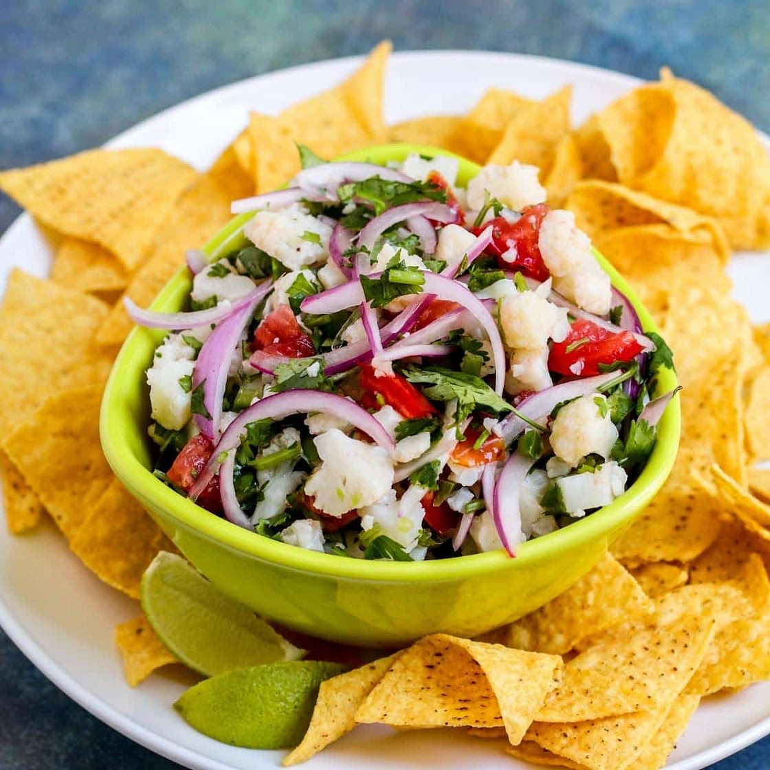 Vegan Cauliflower Ceviche