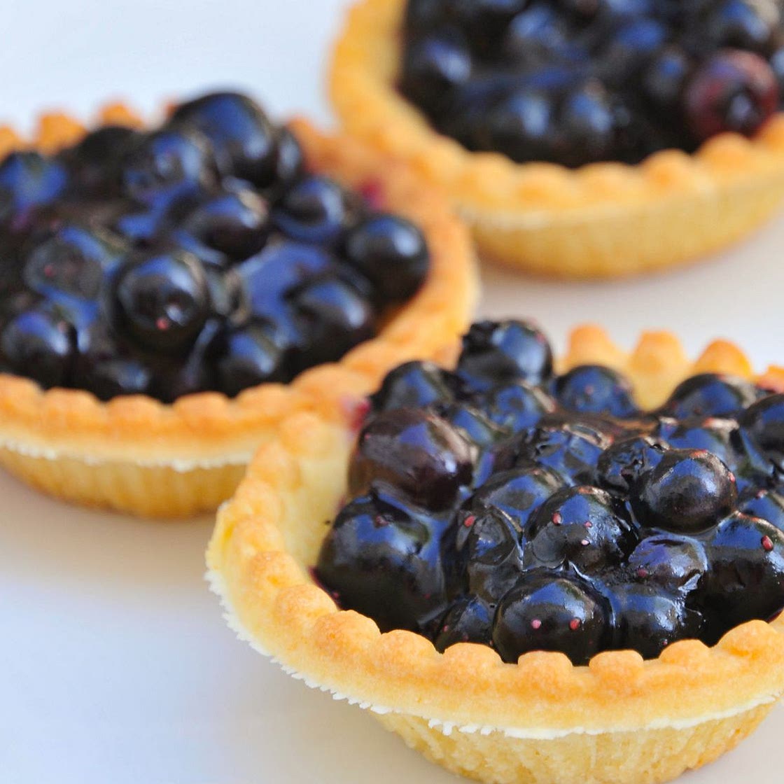 Topless Blueberry Pie