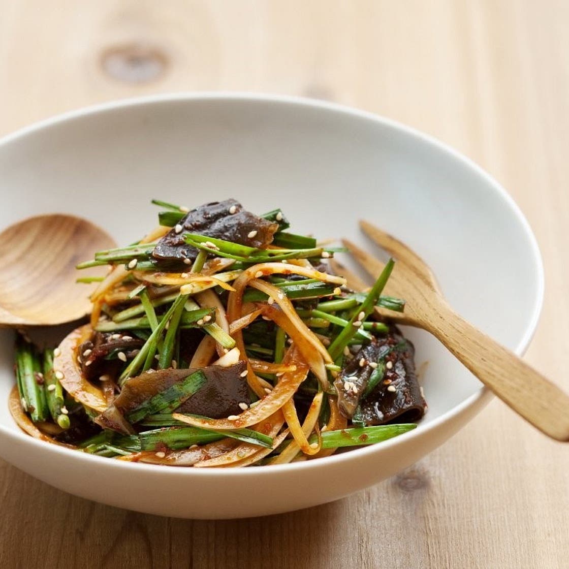 부추 목이버섯샐러드 만드는 법