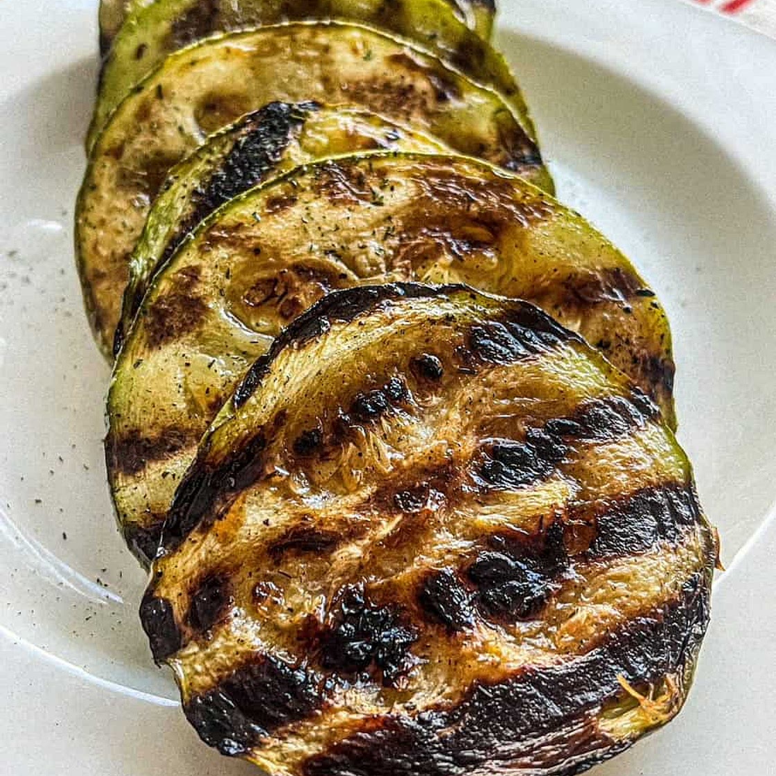 Mediterranean Round Zucchini (Grilled)