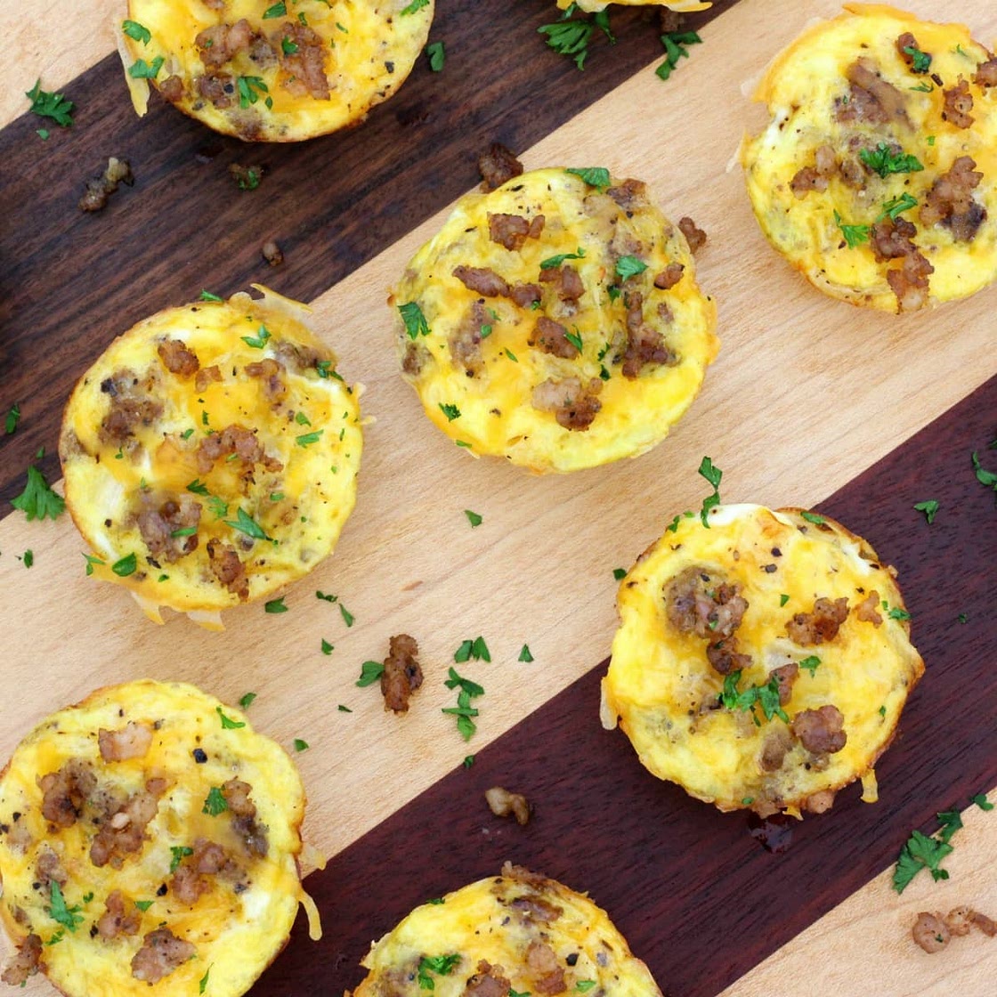 Mini Sausage Egg Muffins