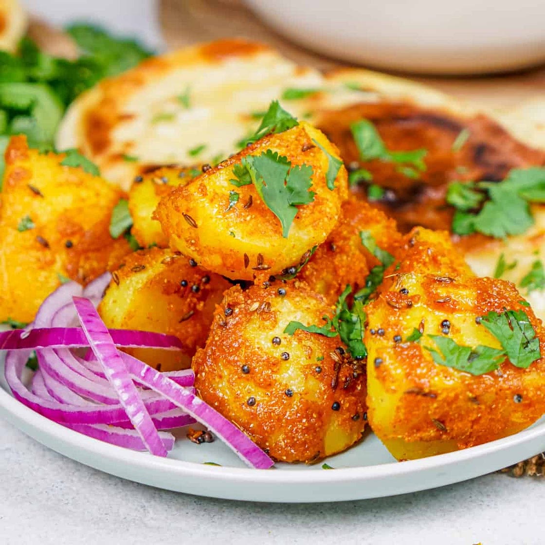 Bombay Potatoes (Spicy Indian Roast Potatoes)