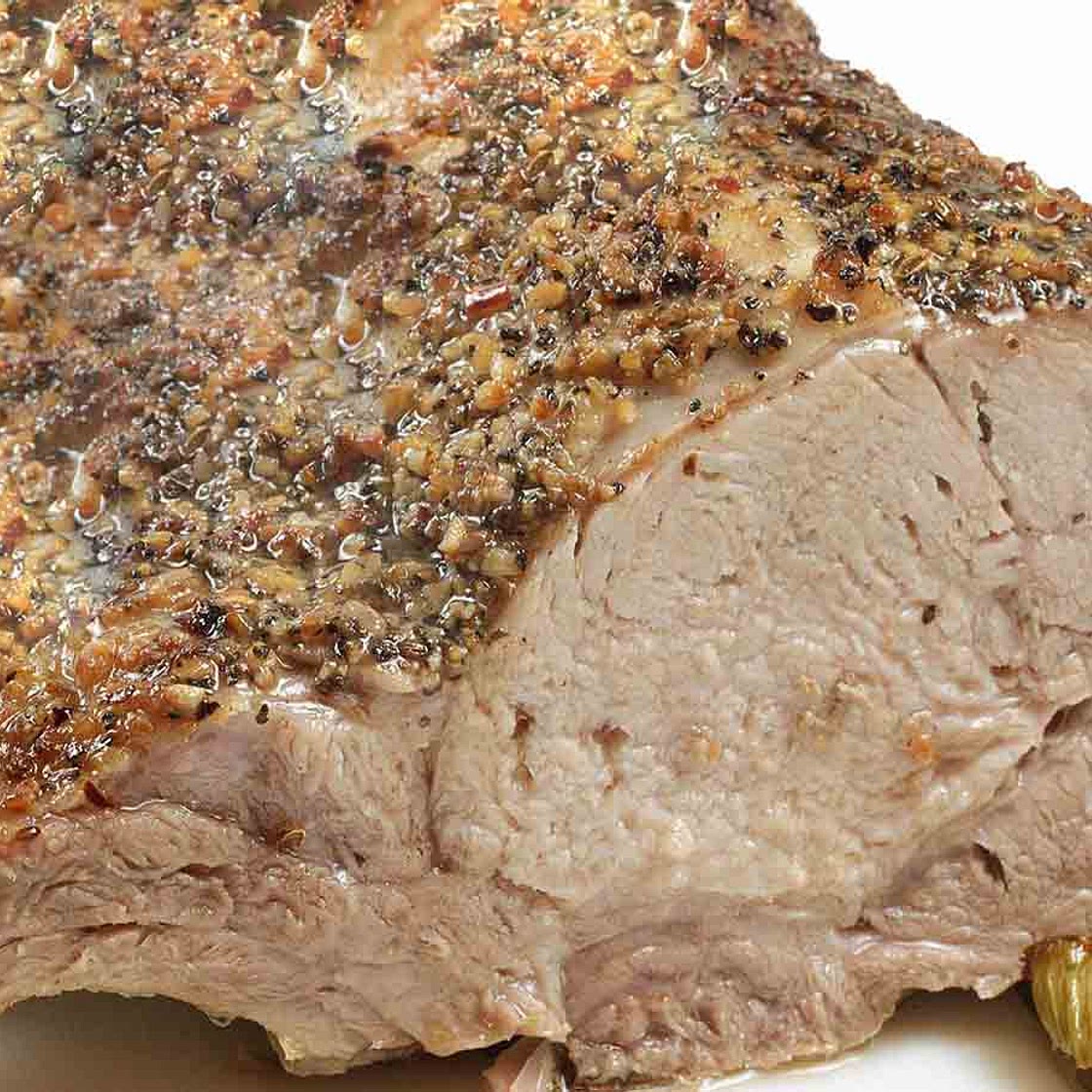 Oven Roasted Rack of Pork {Pork Rib Roast}
