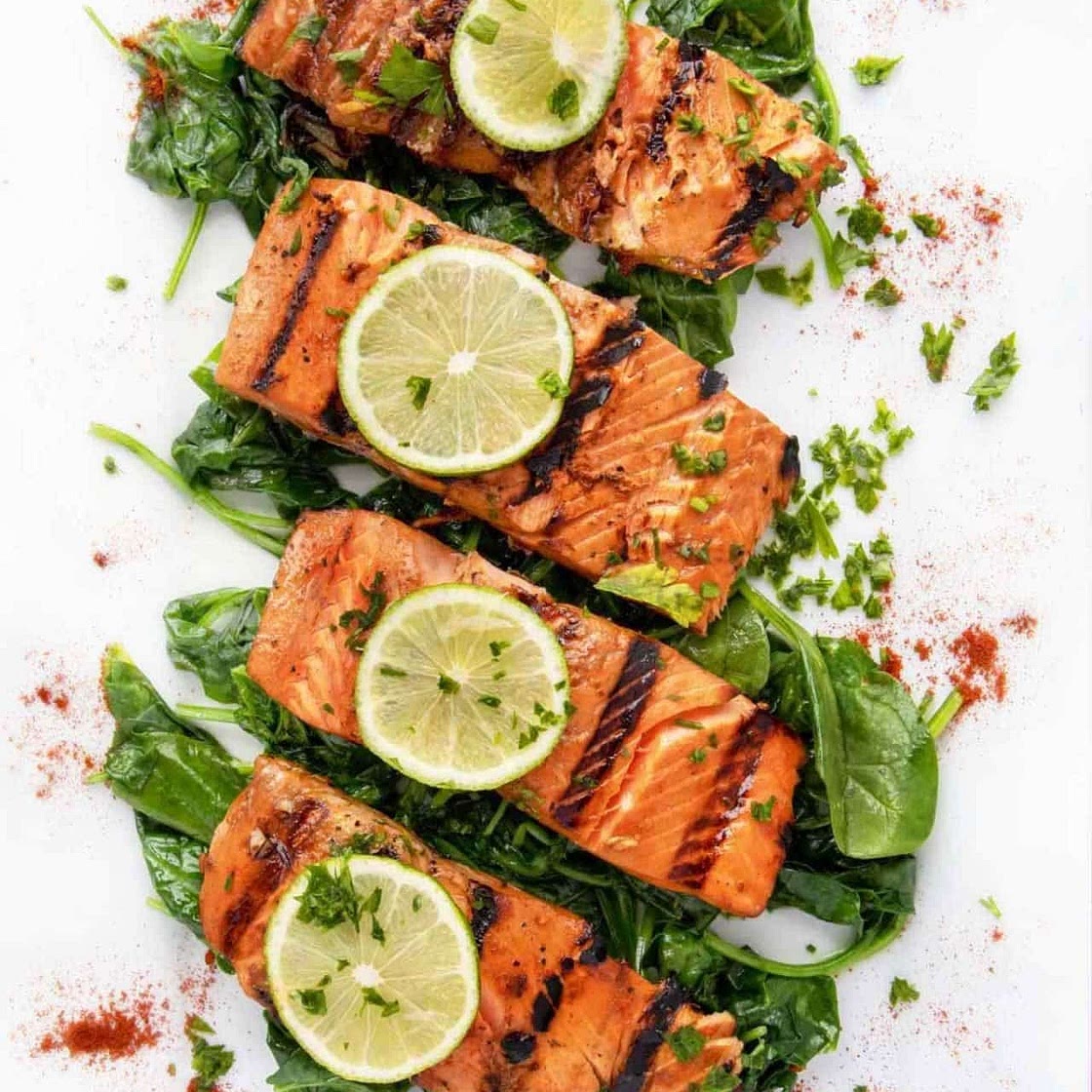 Easy Marinated Grilled Salmon