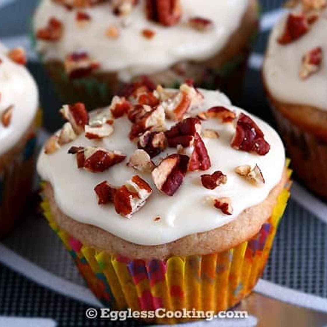 Egg-Free Hummingbird Cupcakes