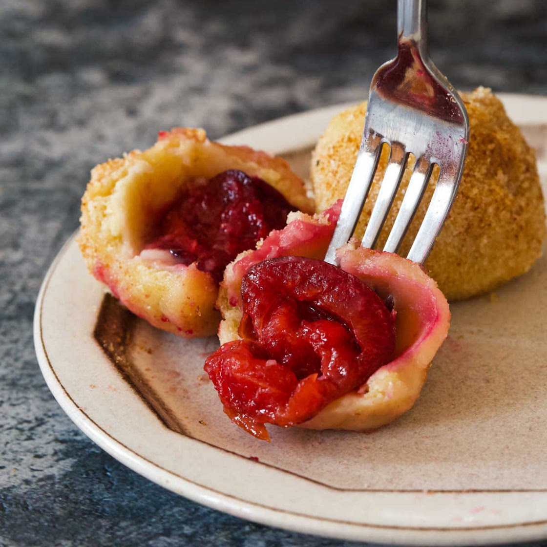Balkan Plum Dumplings (Knedle sa Šljivama)