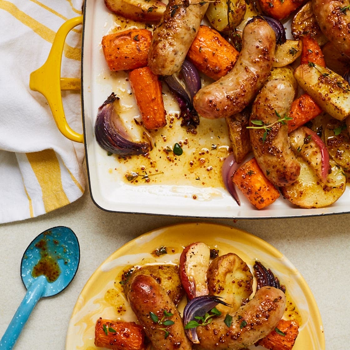 Sausage Traybake | Slimming & Weight Watchers Friendly