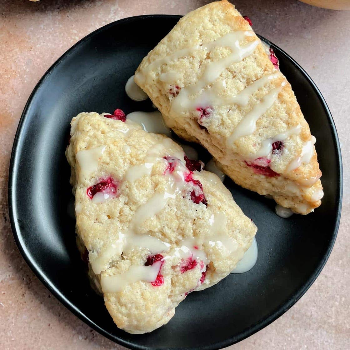 Vegan Cranberry Scones