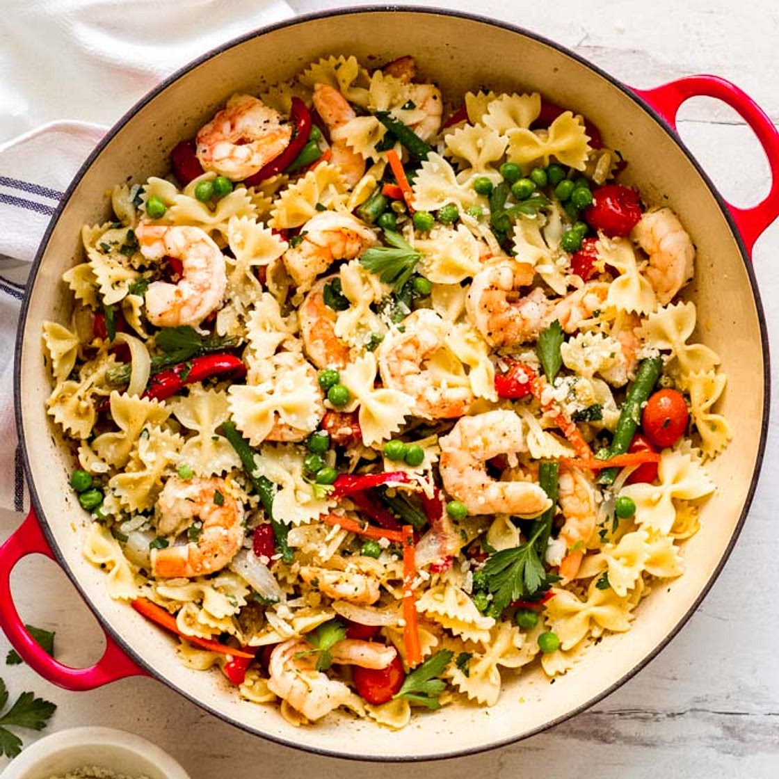 Shrimp Pasta Primavera Recipe