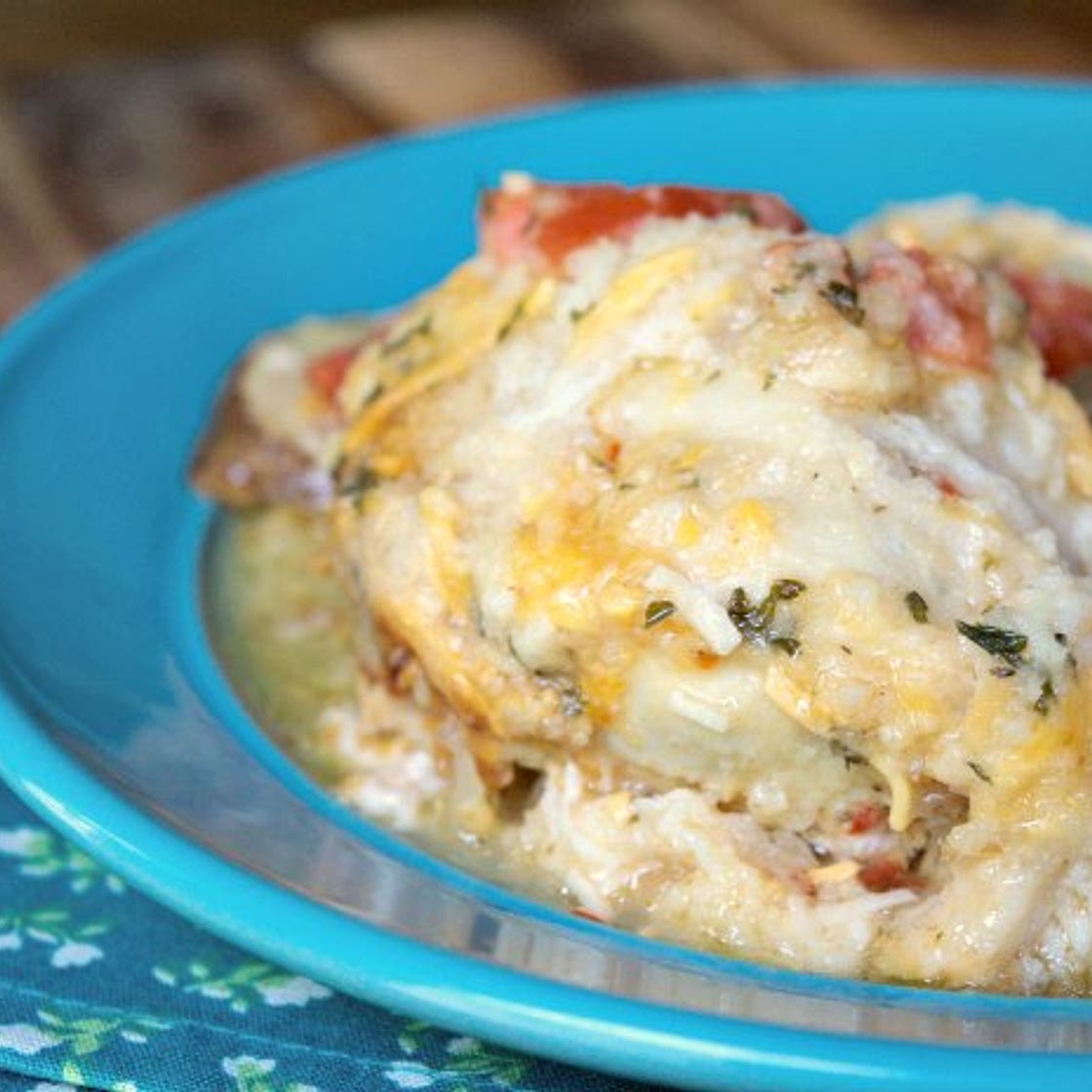 Crock-Pot Favorite Creamy Dressing Chicken Bake Recipe