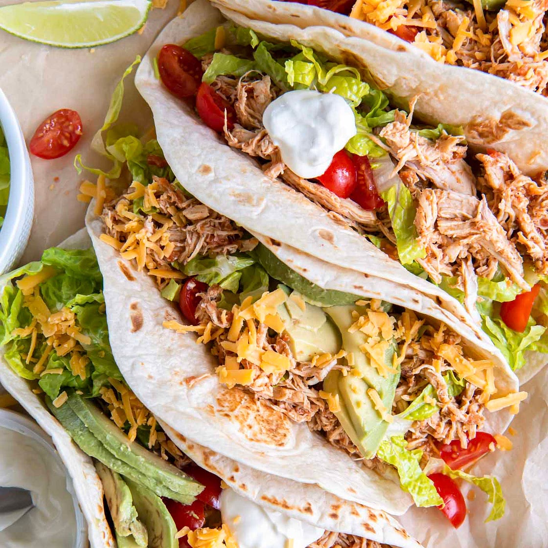 Instant Pot Chicken Tacos