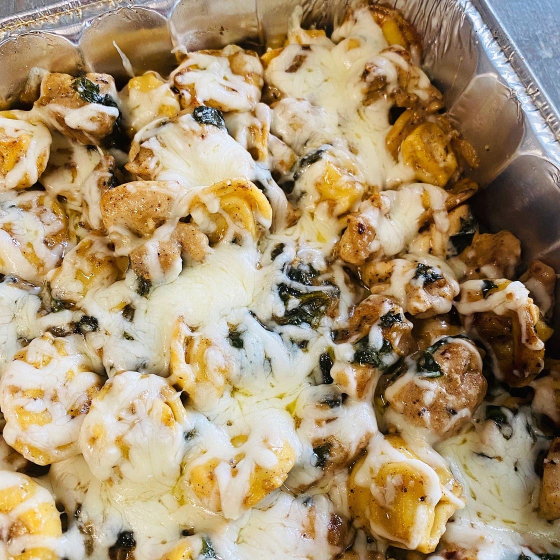 Baked Chicken Caesar Tortellini