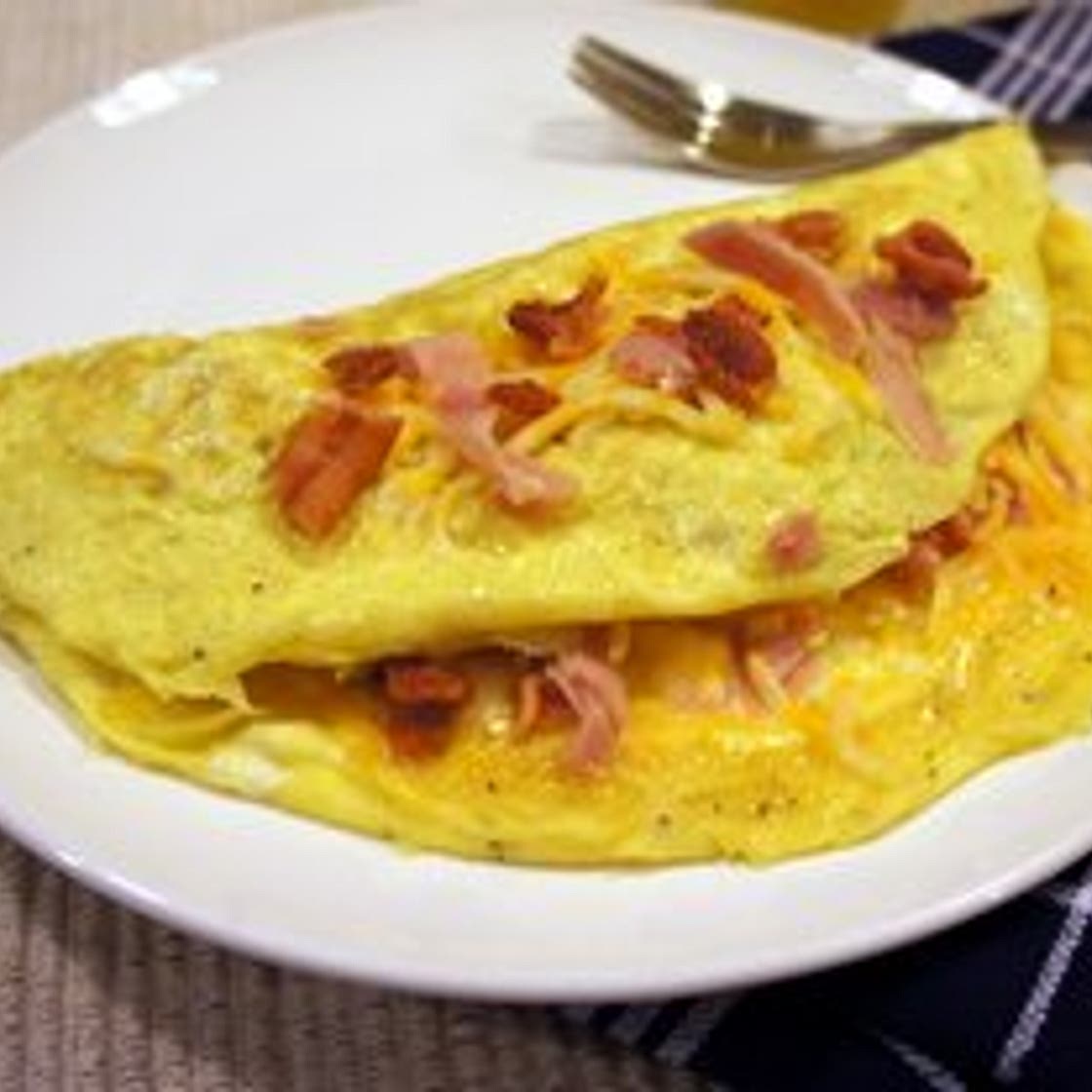 Bacon and Cheese Omelette Recipe