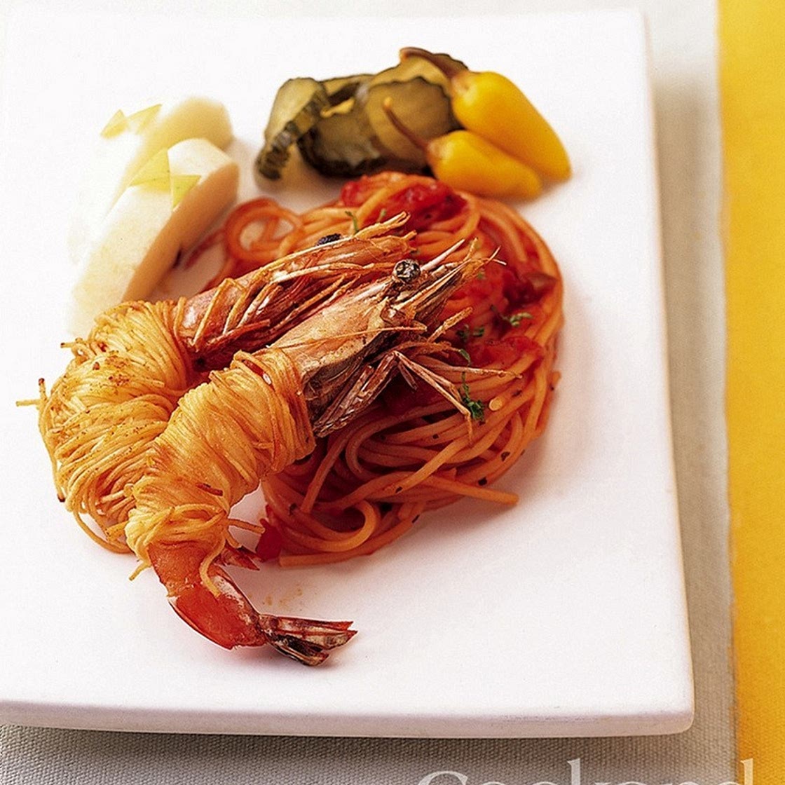 새우튀김과 파스타 만드는 법