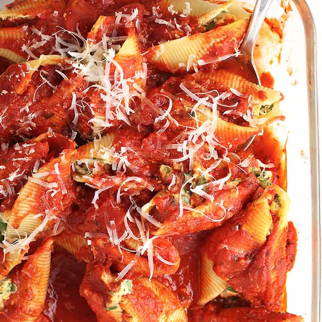 Vegan Stuffed Shells with Cashew Ricotta