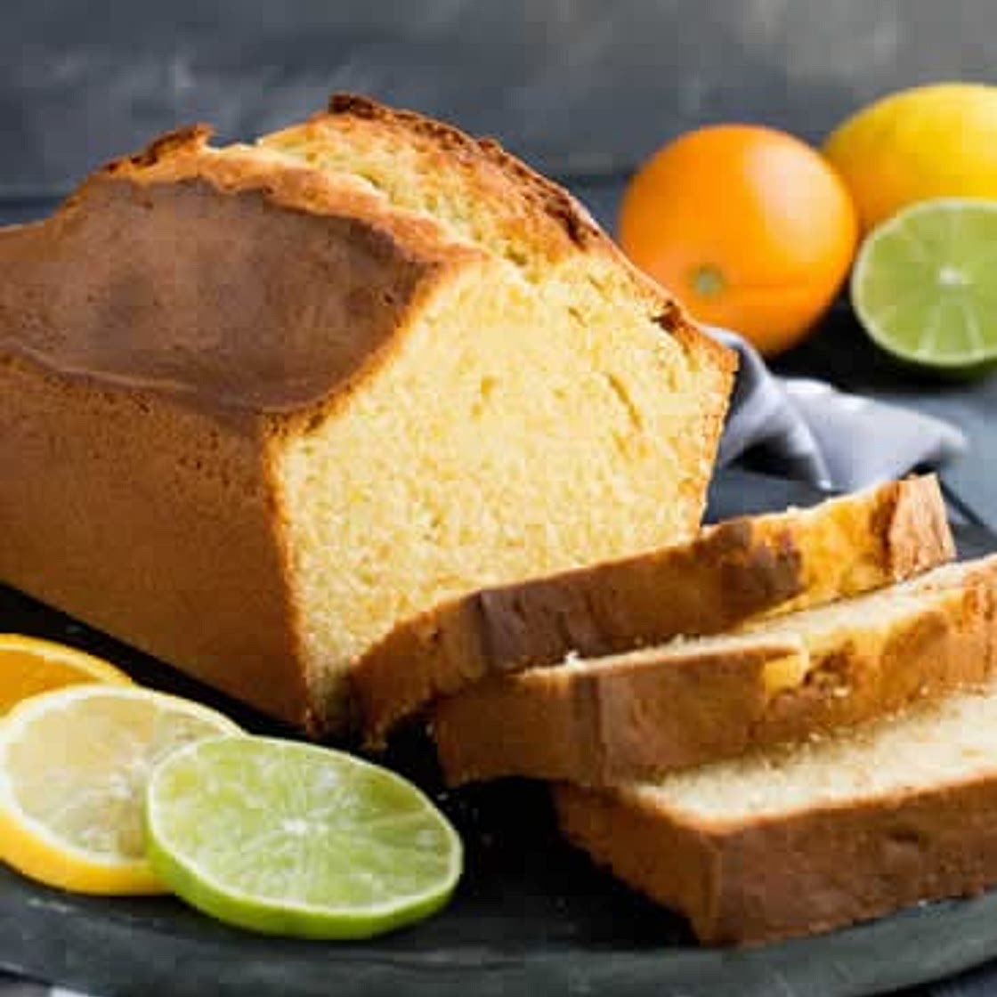 Triple Citrus Pound Cake