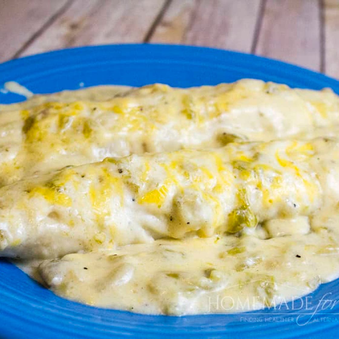Sour Cream Chicken Enchiladas