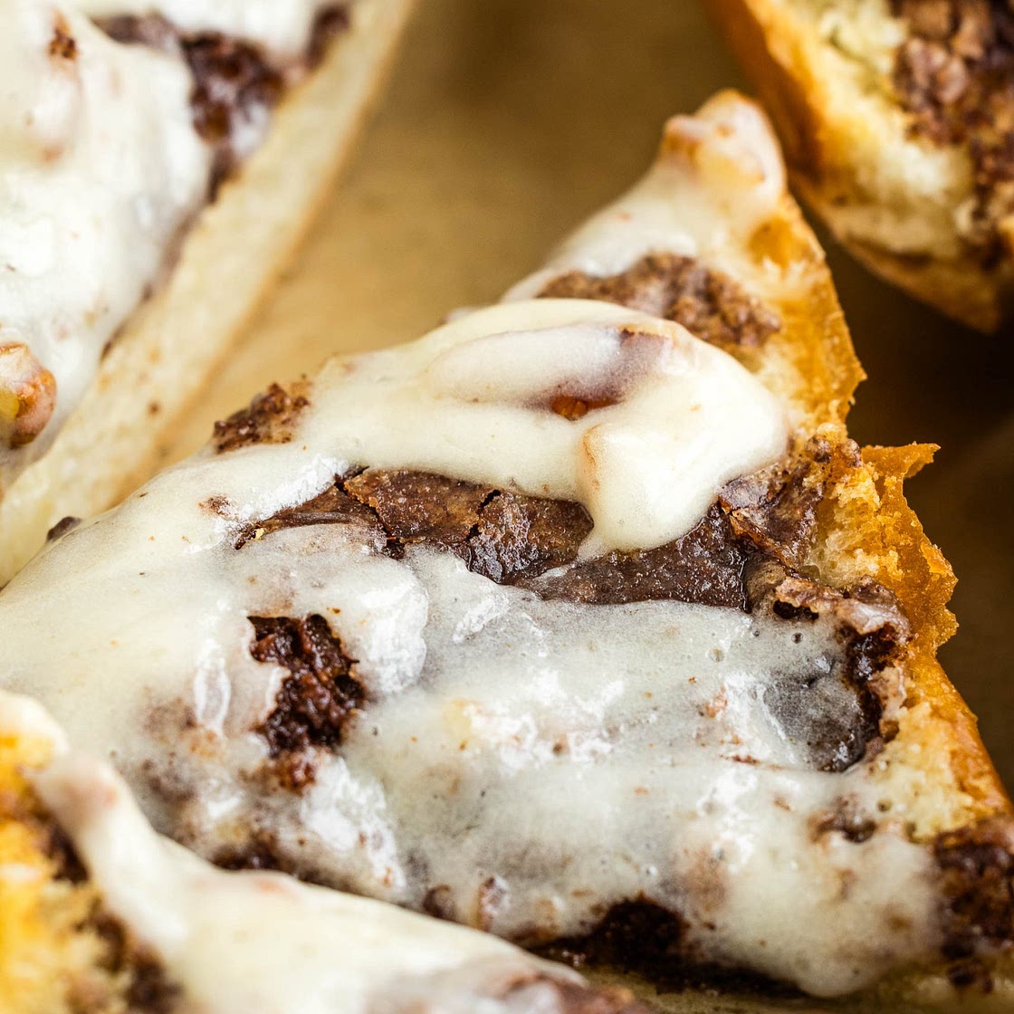 Cinnamon Roll French Bread Toast