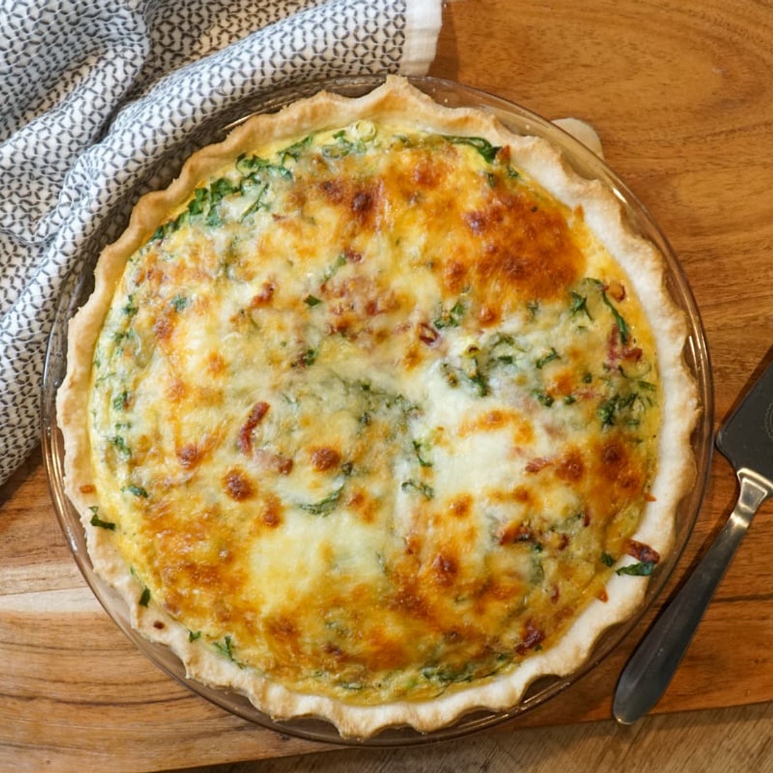 Bacon Spinach Quiche