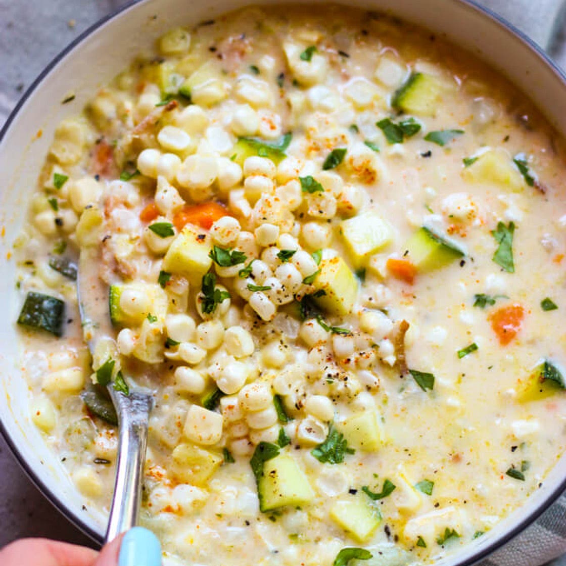 Zucchini Corn Chowder