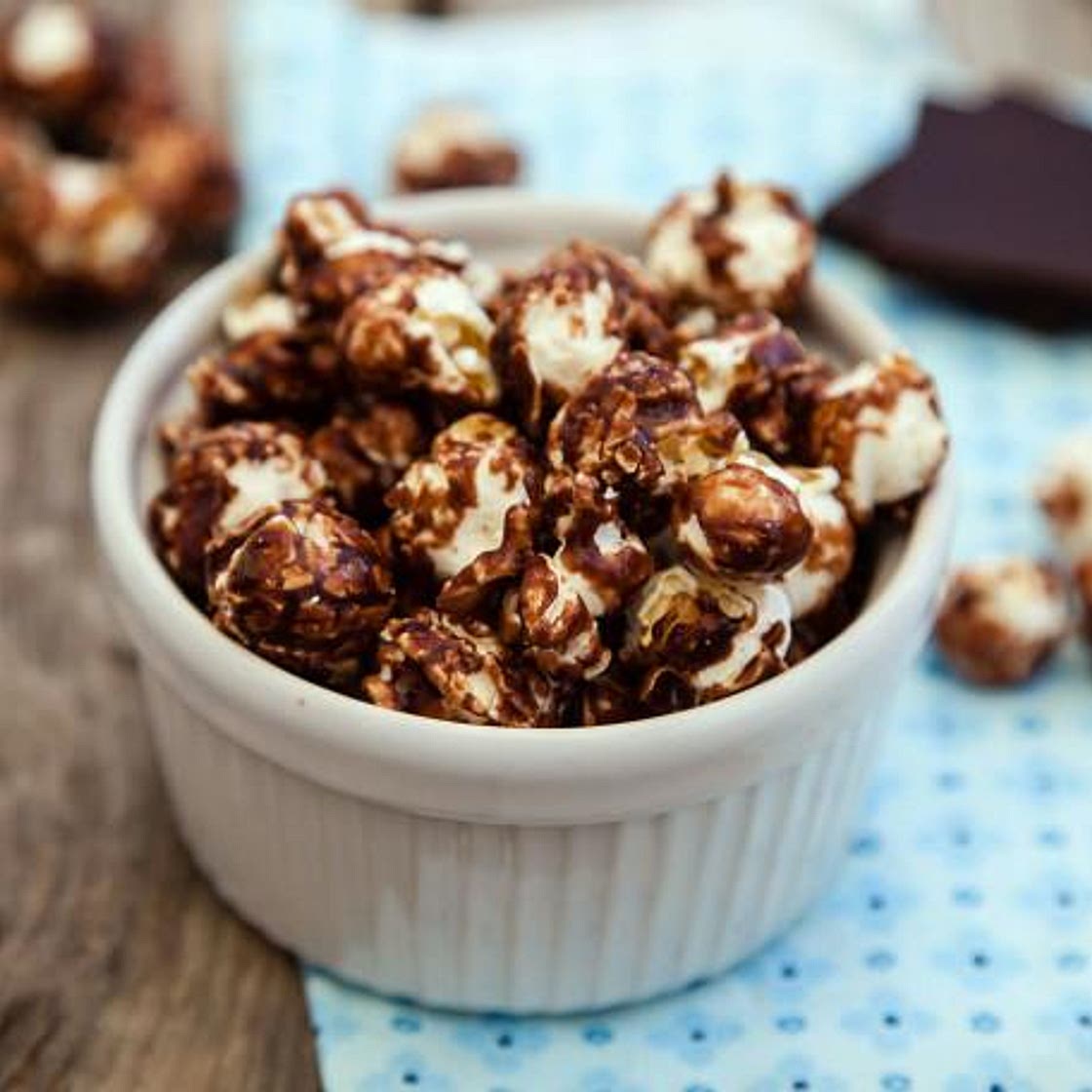 Receita de Pipoca de chocolate