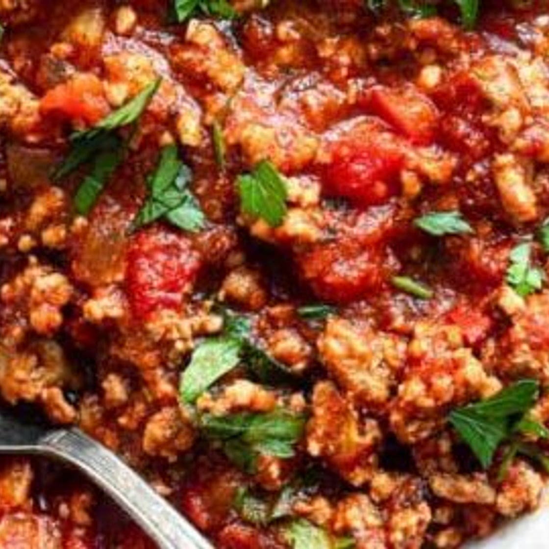 No-Bean Low Carb Keto Turkey Chili