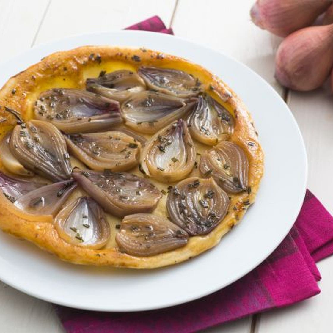 Tatin di scalogni
