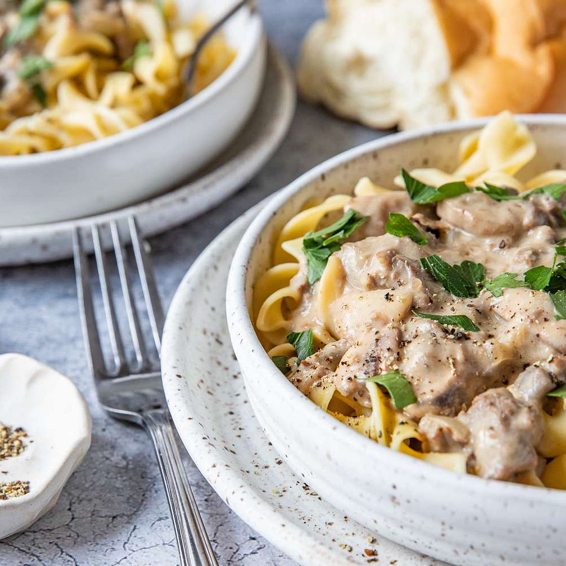 Easy Beef Stroganoff