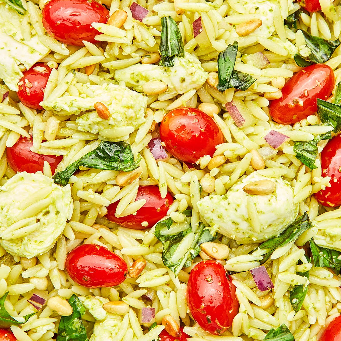 Orzo Pesto Salad