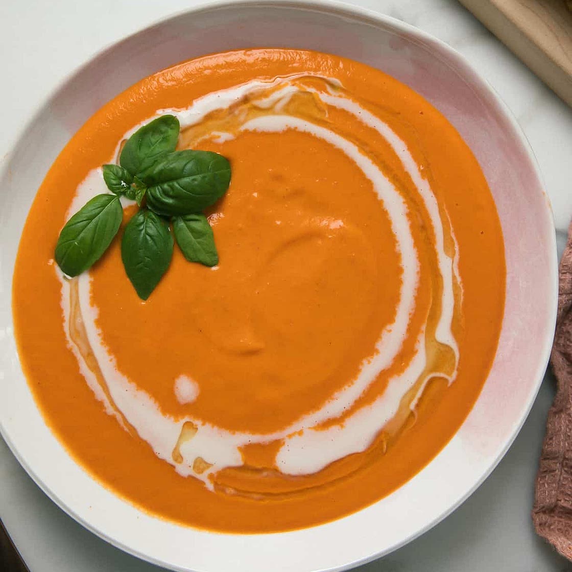 Sheet Pan Tomato Soup