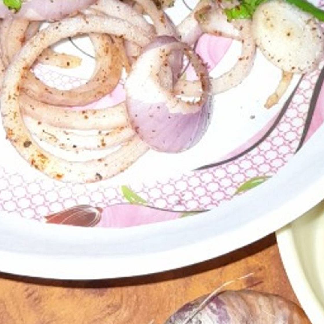 लच्छा अनियन सलाद (Lacha onion salad recipe in Hindi)