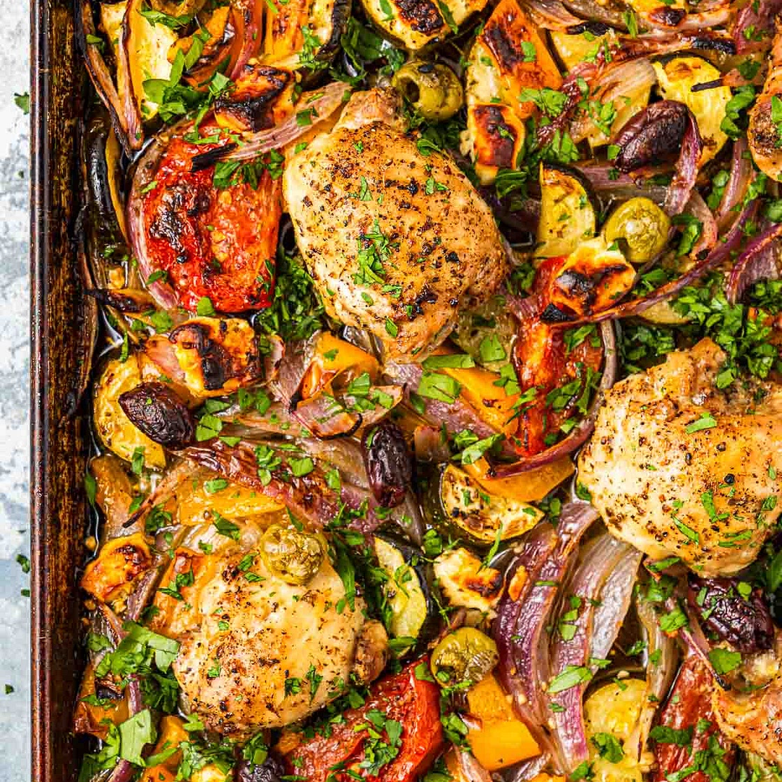 Greek Sheet-Pan Chicken