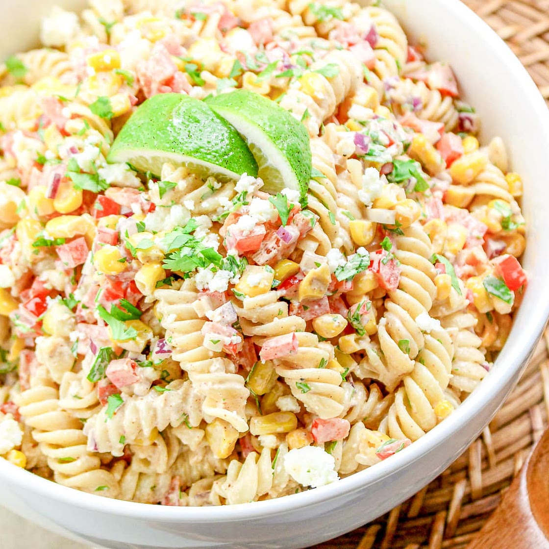 Mexican Street Corn Pasta Salad Recipe