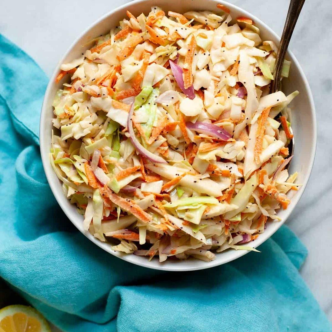Sweet and Creamy Coleslaw