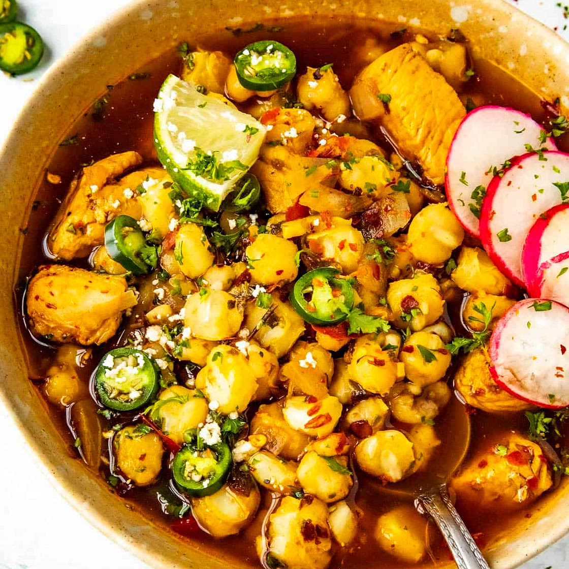 Easy Chicken Pozole Rojo Recipe