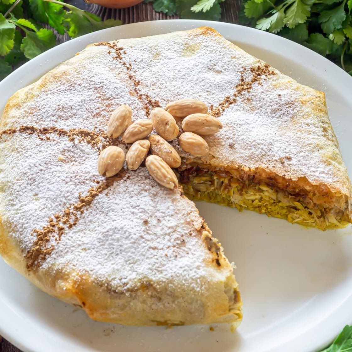 Pastela de pollo marroquí
