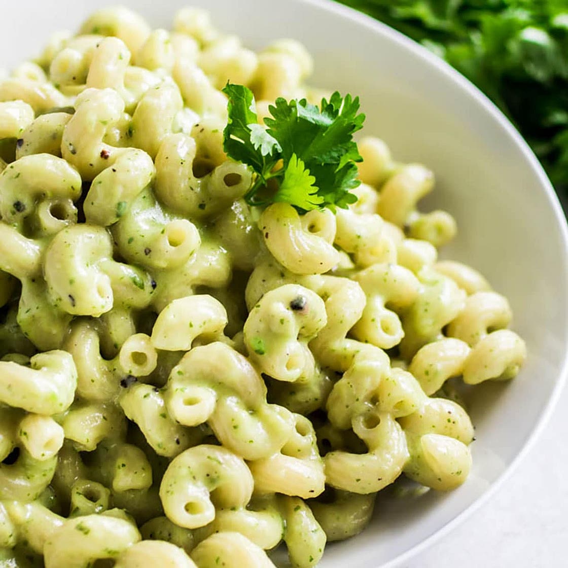White Cheddar Avocado Mac and Cheese