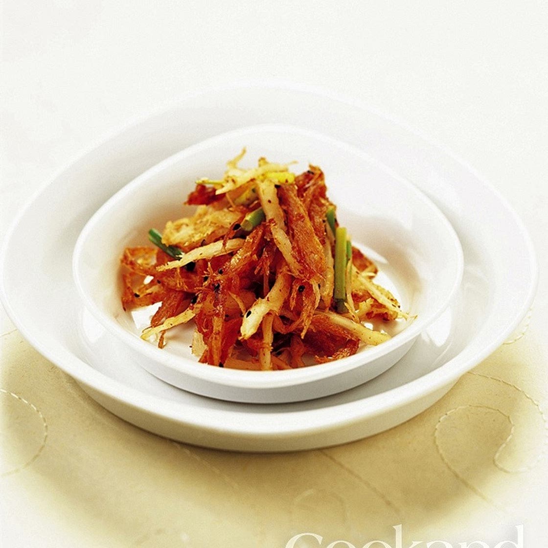 더덕과 황태채 무침 만드는 법