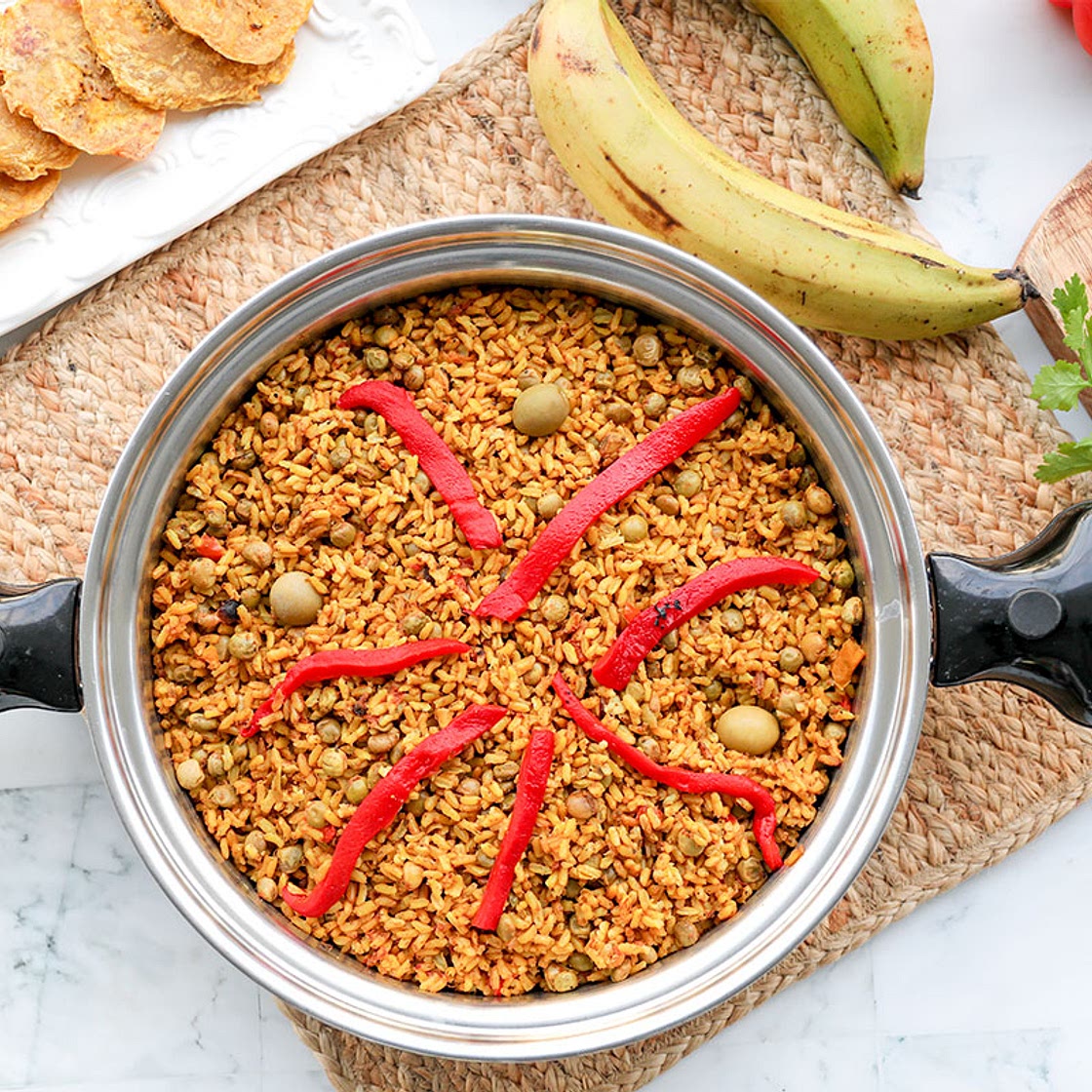 Puerto Rican Rice with Pigeon Peas