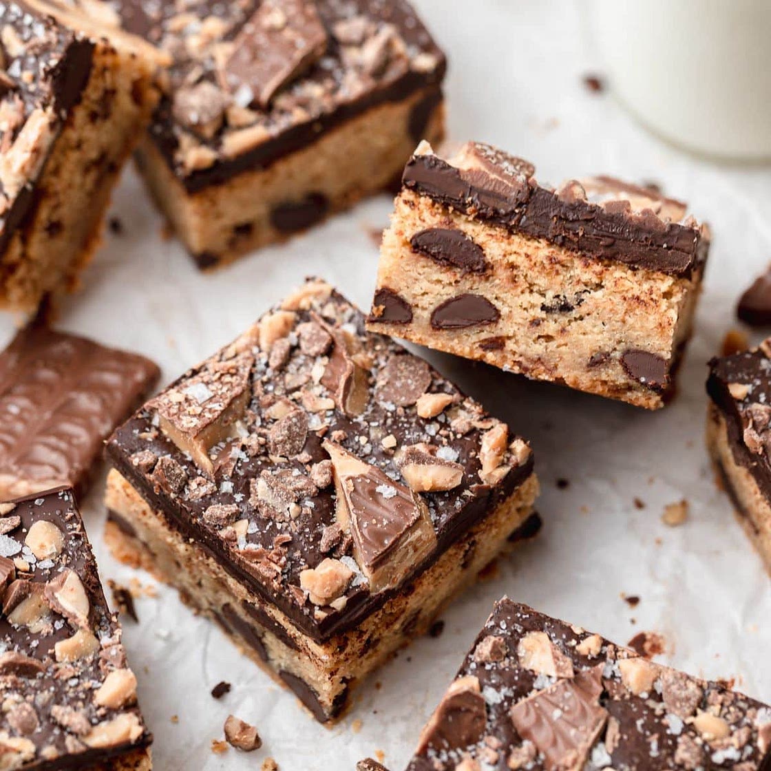 Brown Butter Toffee Blondies