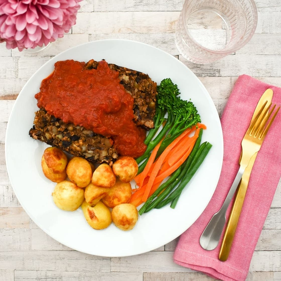 Miso Mushroom Vegan Nut Roast
