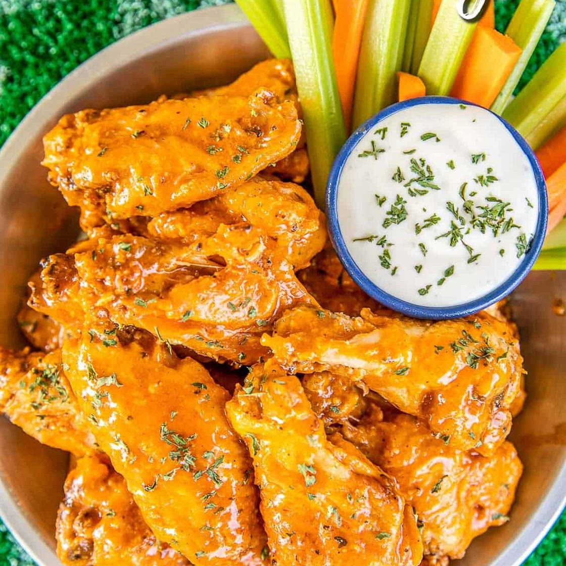 Air Fryer Buffalo Chicken Wings