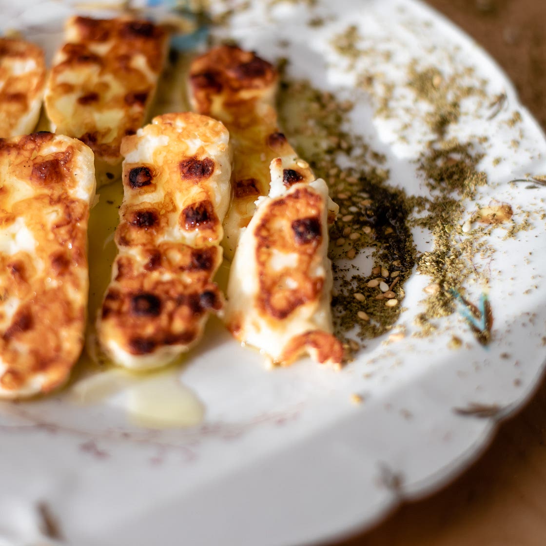Halloumi grillé au barbecue