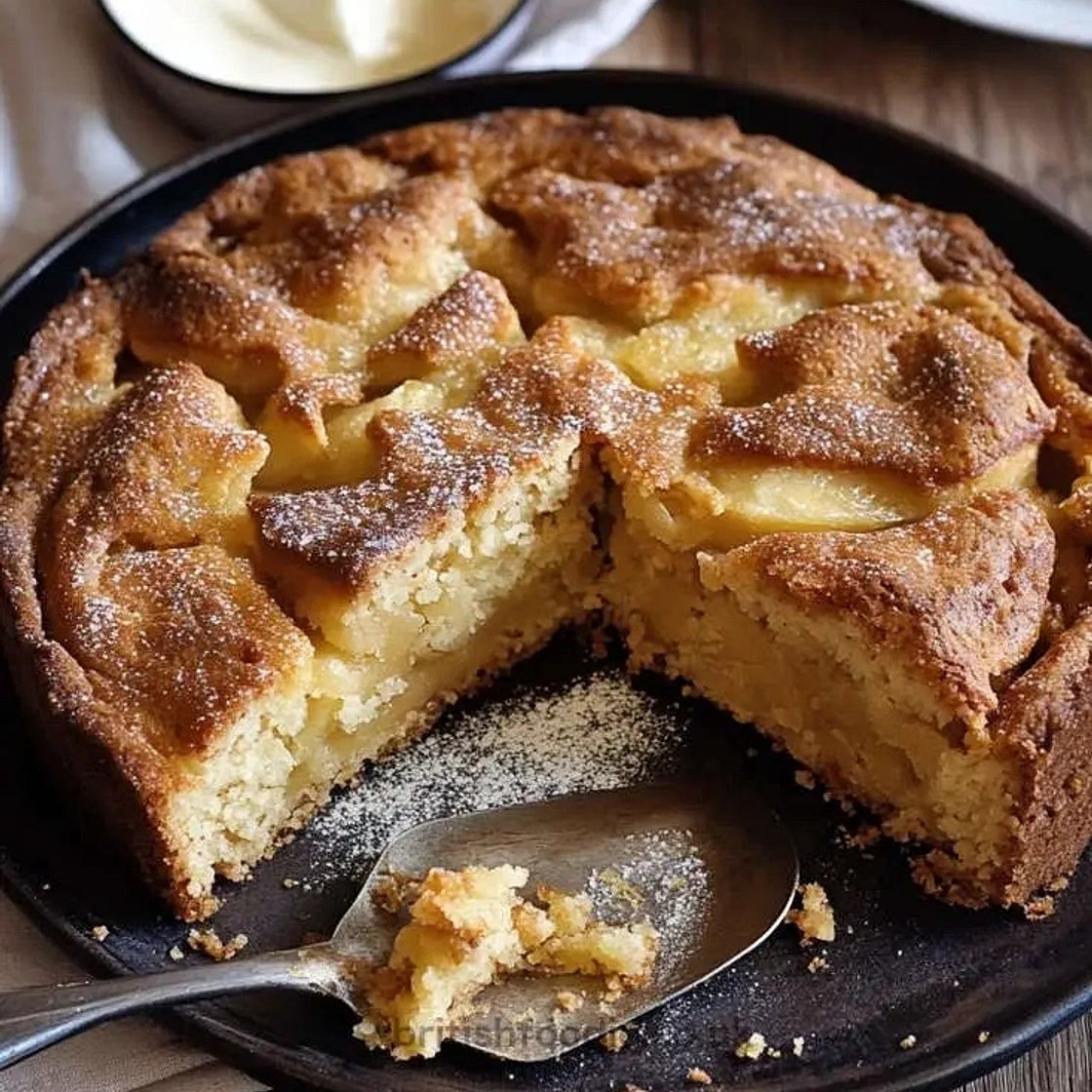 Old fashioned Devonshire Apple Cake