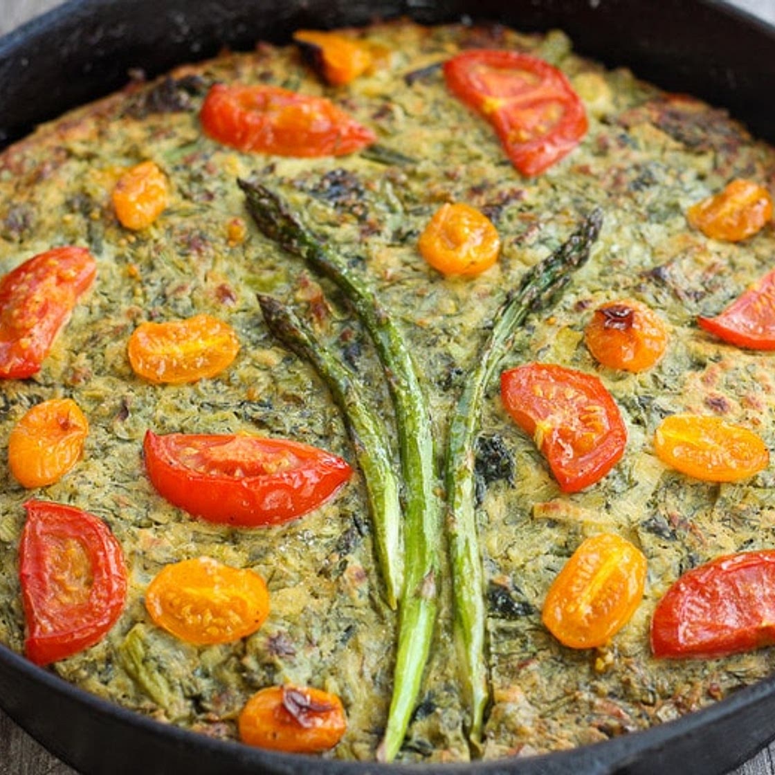 Spring Green Vegan Frittata