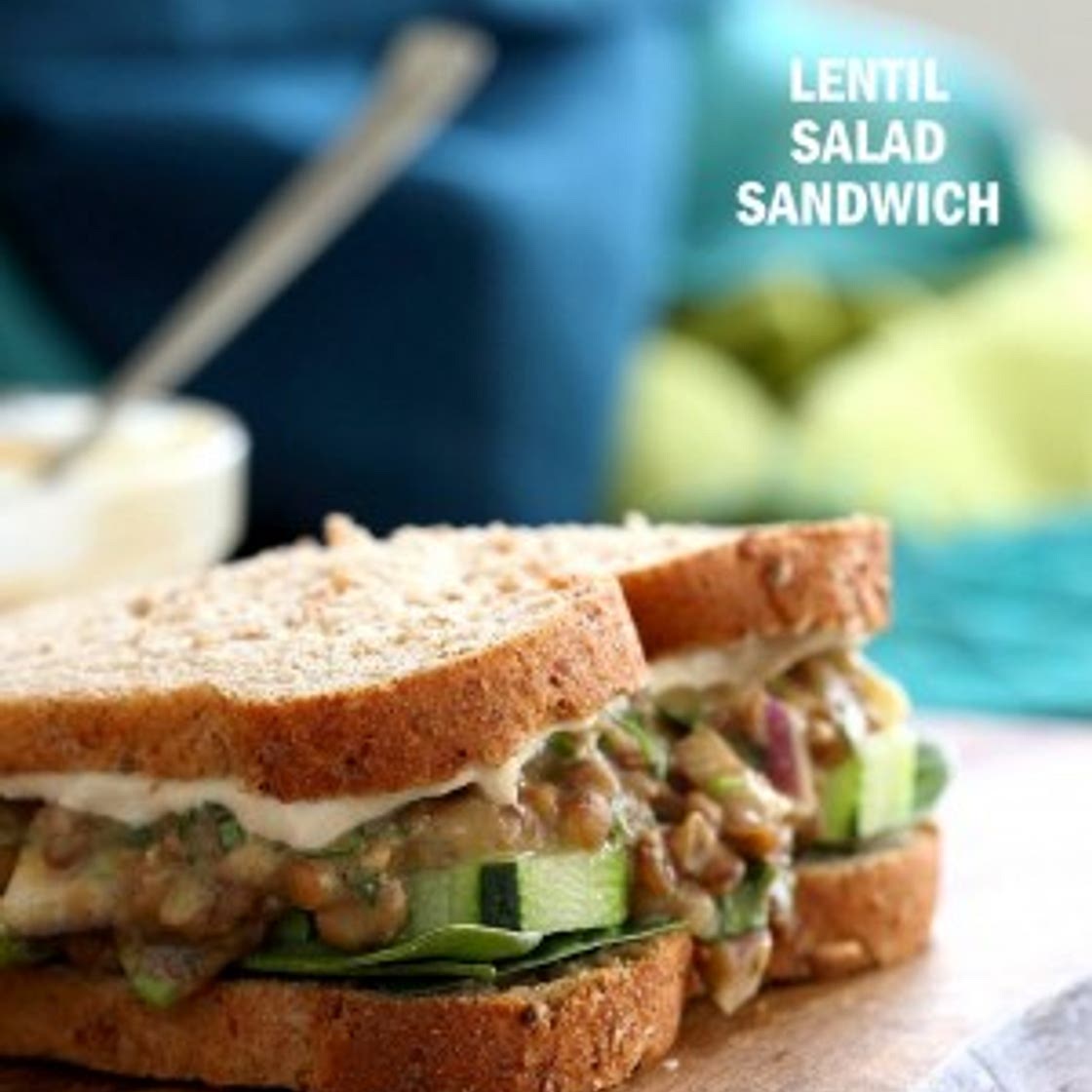 Falafel Spice Lentil Salad Sandwich Recipe